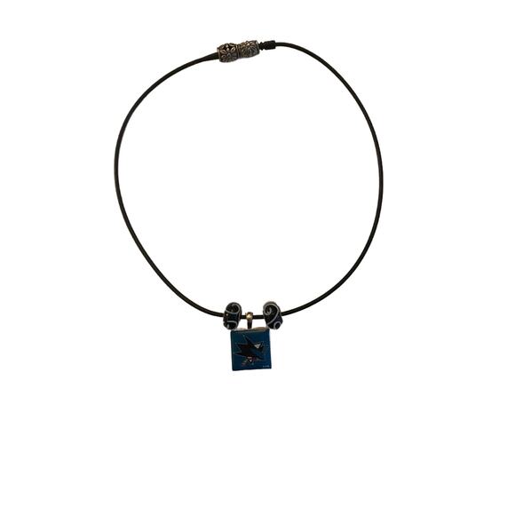 San Jose Sharks LifeTiles By Wincraft Choker Necklace - Picture 3 of 3